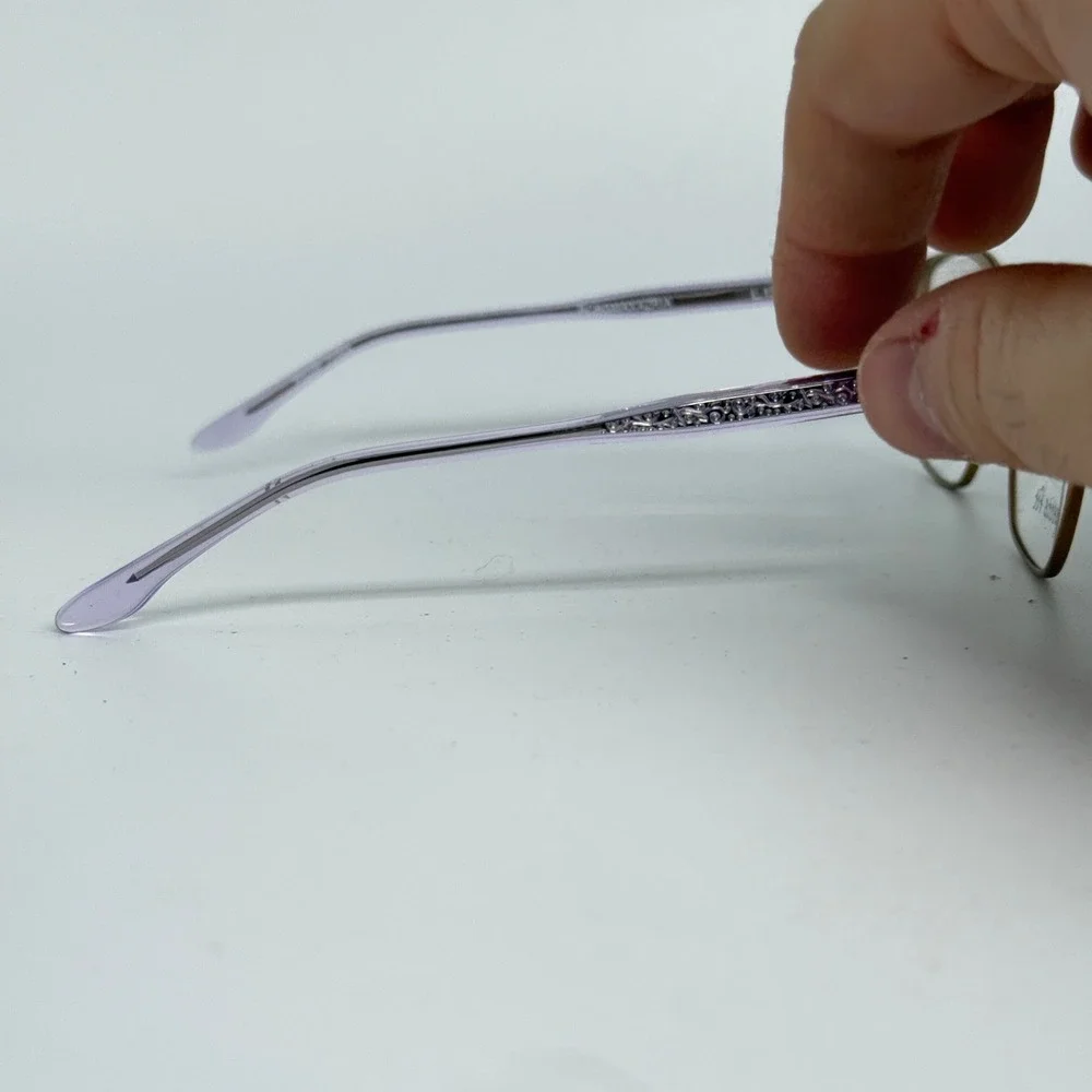 BCBGMAXAZRIA Hilda Petite Fit Eyeglasses‎ Purple Metal  Frames 50 16 130mm 21216
